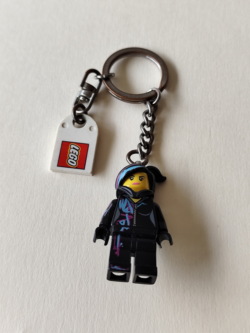 Lego Movie WYLDSTYLE Wildstyle Wild Style Minifig Key Chain Keychain